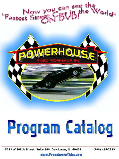 Powerhouse Video Workshop Motorsports DVD Catalog 